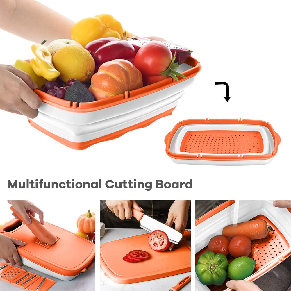 HI NINGER collapsible cutting board for compact RV kitchen setups.