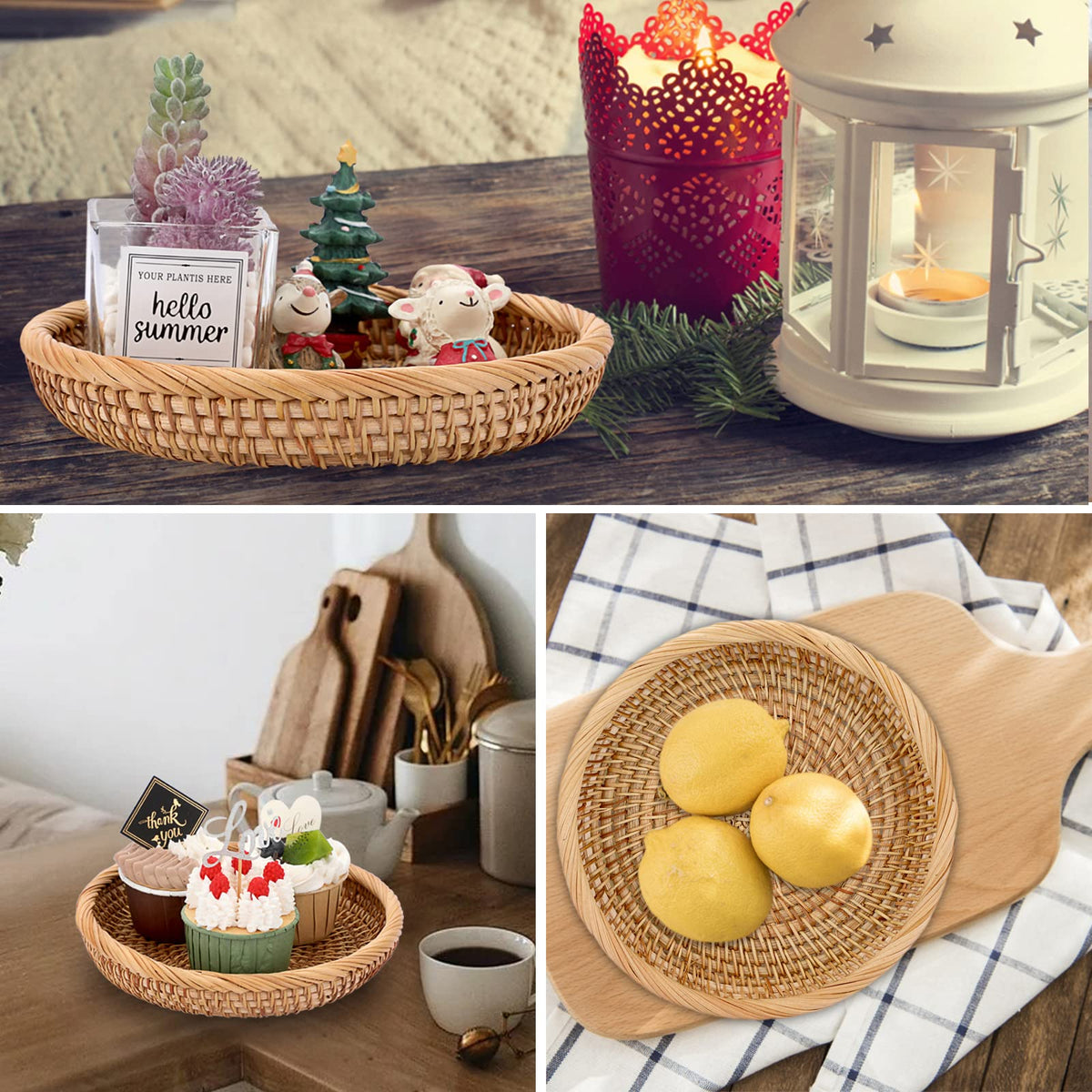 Hipiwe rustic home decor accessory blending with natural wood tones