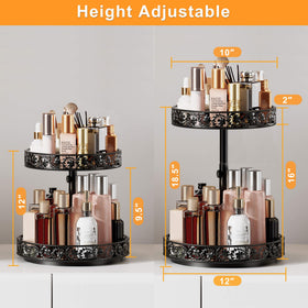HISKIWUU 360-degree rotation lazy susan with steel bearings in use