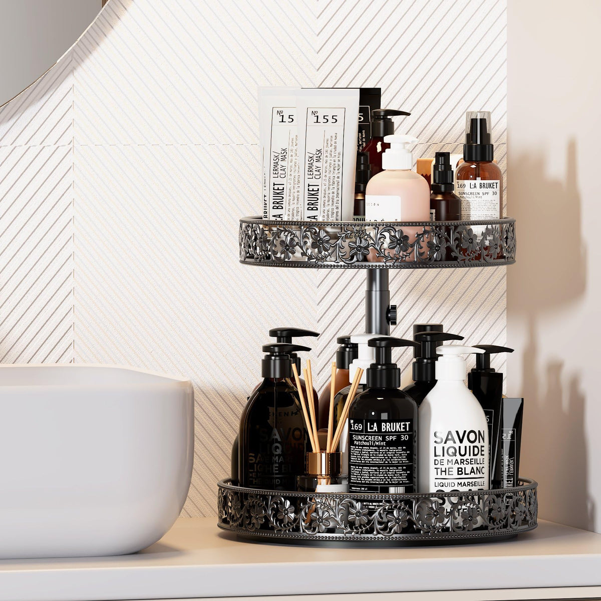 HISKIWUU open-design cabinet organizer for clear visibility