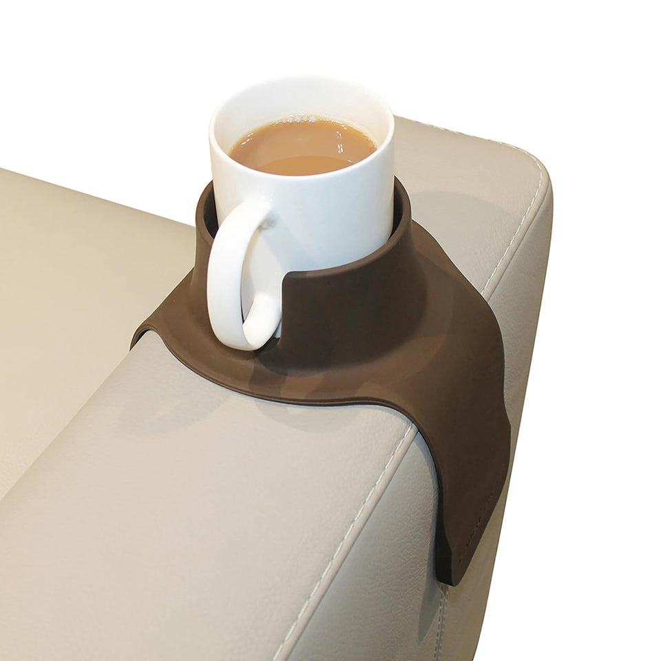 HIT PRODUCTS CouchCoaster armrest on sofa keeps drinks secure and within reach