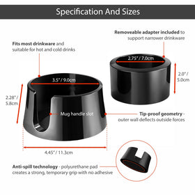 HIT PRODUCTS TableCoaster easy to remove and clean after use
