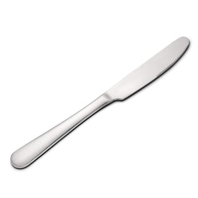 Hiware 12-piece dinner knives with 9-inch mirror-polished blades for elegant dining
