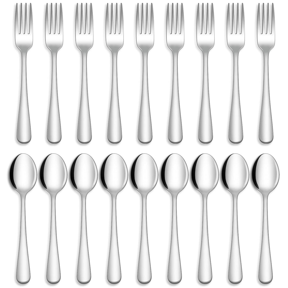 Hiware 24-piece flatware set for family meals and everyday dining