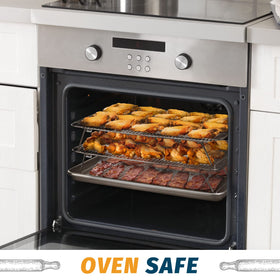 HIWARE 3/8-inch square spacing prevents small items from falling through