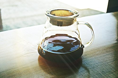 Hiware coffee server lid compatible with Ceramic Dripper for secure setup