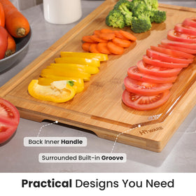 Hiware board knife-friendly surface resists scratches