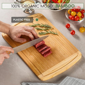 HIWARE knife-friendly surface helps blades stay sharp during prep.
