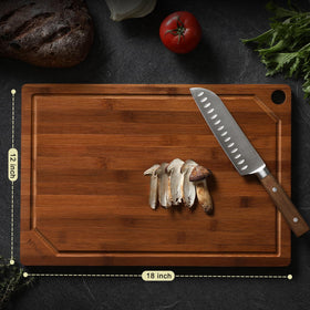 Hiware cutting board with knife-friendly surface protects blades
