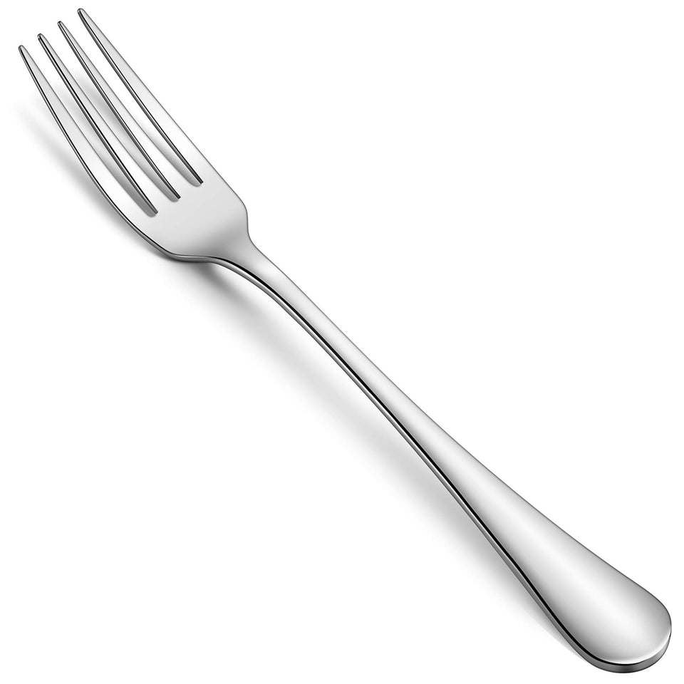 Hiware dinner forks set with mirror finish for elegant everyday dining.