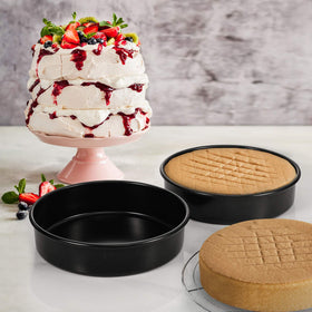 HIWARE dishwasher-safe bakeware simplifies cleanup after baking projects.