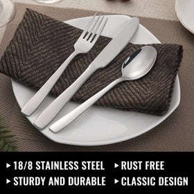 HIWARE dishwasher-safe silverware allows easy cleanup after meals.