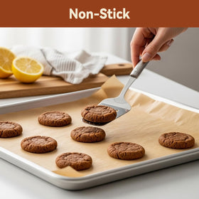 HIWARE easy-release parchment paper promotes fast, low-residue cleanup.