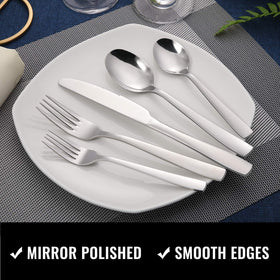 HIWARE ergonomic-balanced grip cutlery designed for comfortable dining at home.