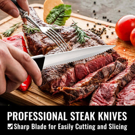 HIWARE ergonomic-balanced grip for comfortable, even handling during meals.