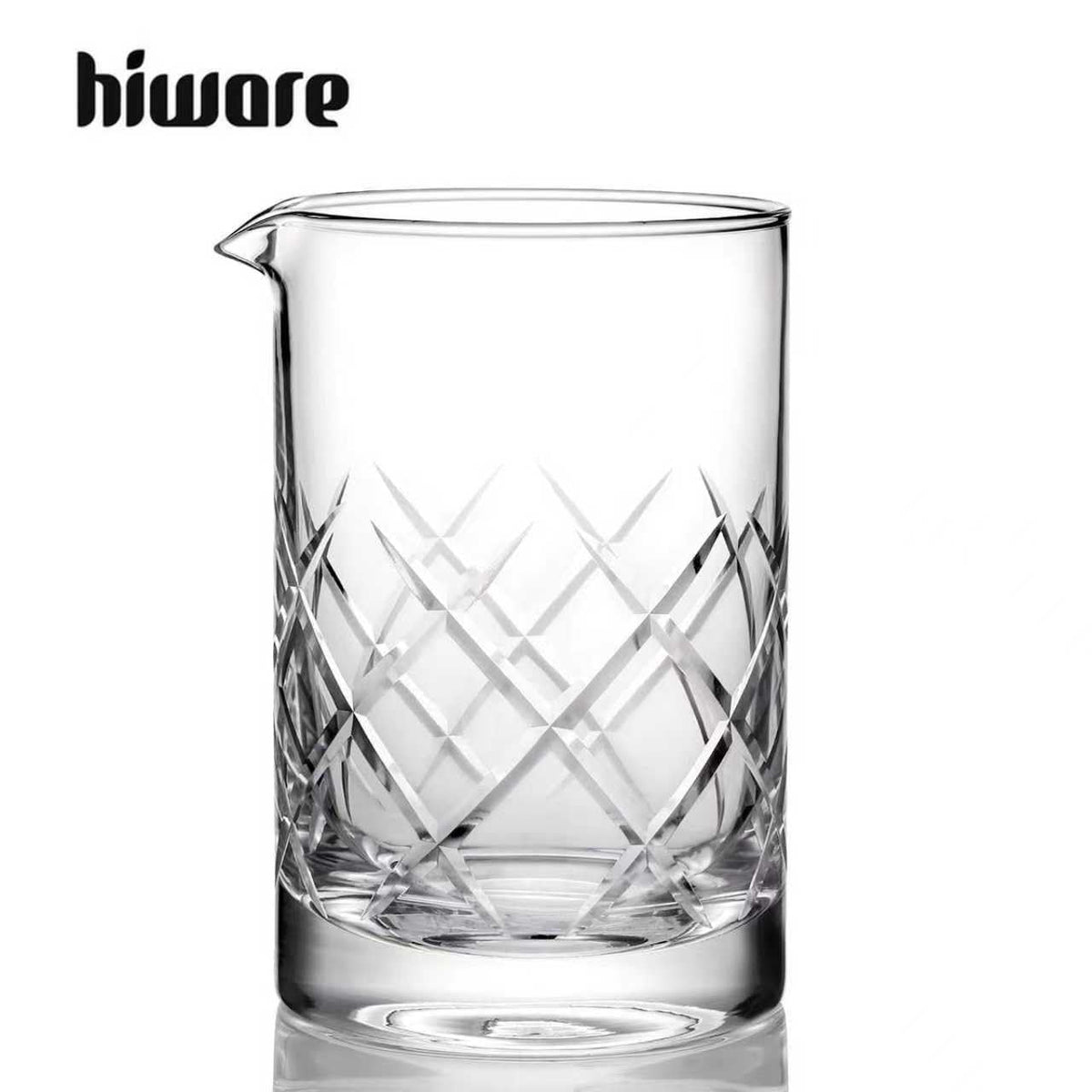 Hiware heavy-weight bottom provides stability during vigorous mixing and stirring.