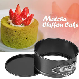 Hiware mini springform pan set assembling a mini cheesecake