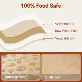 HIWARE non-stick parchment paper helps baked goods release cleanly.