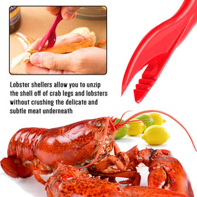Hiware stainless steel seafood scissors cutting tough shell cleanly