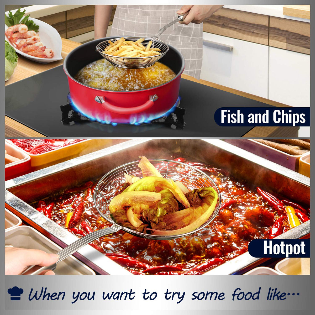 Hiware dishwasher-safe strainer is easy to clean with minimal residue.