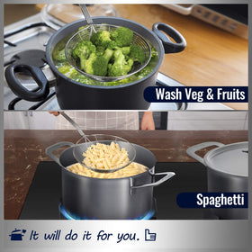 Hiware 5.4-inch bowl is ideal for fries, eggs, hotpot, and more.