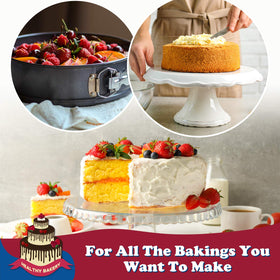 HIWARE versatile bakeware suited for cheesecakes, mousses, quiches, and more