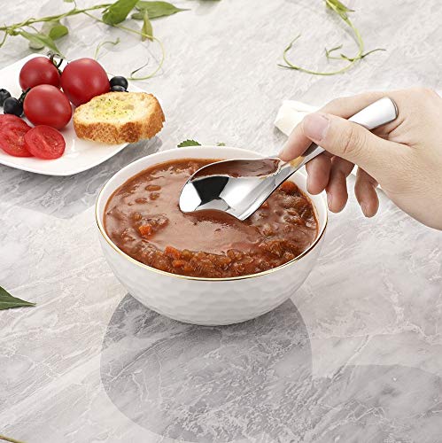 HIWARE wide-head spoon ideal for ravioli, wontons, and large servings