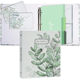 Hiwhy 3 Ring Binder cover with durable, water-resistant finish for long-lasting recipe storage.