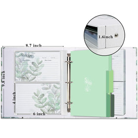 Hiwhy premium copperplate paper and protected pocket for durable kitchen use.