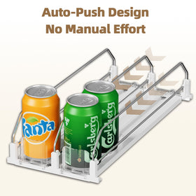 HIYOHIYO in-fridge use showing compact storage and accessible beverages.