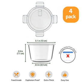 HJJ WDJS airtight lids help prevent spills in bags and fridges.