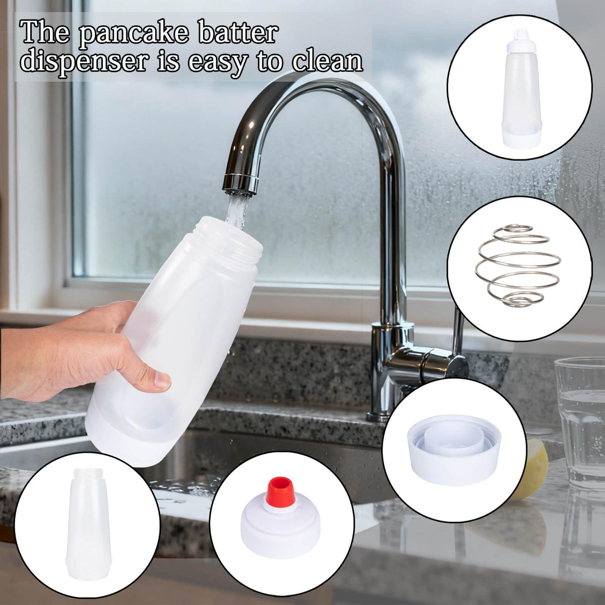 hjpzrui dishwasher-safe parts simplify cleanup after baking.