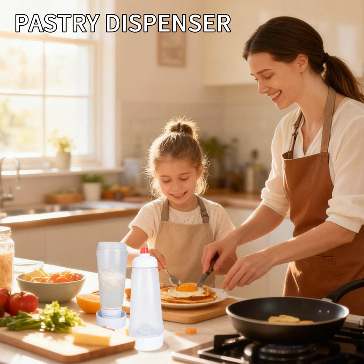 hjpzrui dispenser features a stainless steel mixing ball for smooth blending.