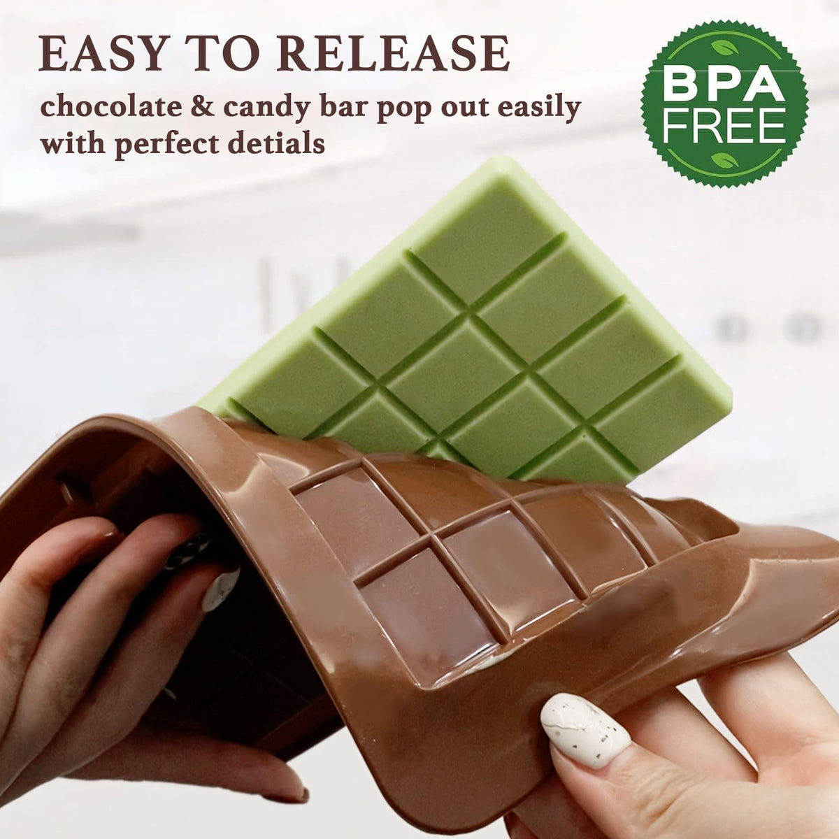 HKNMTT mold showing easy chocolate release after chilling