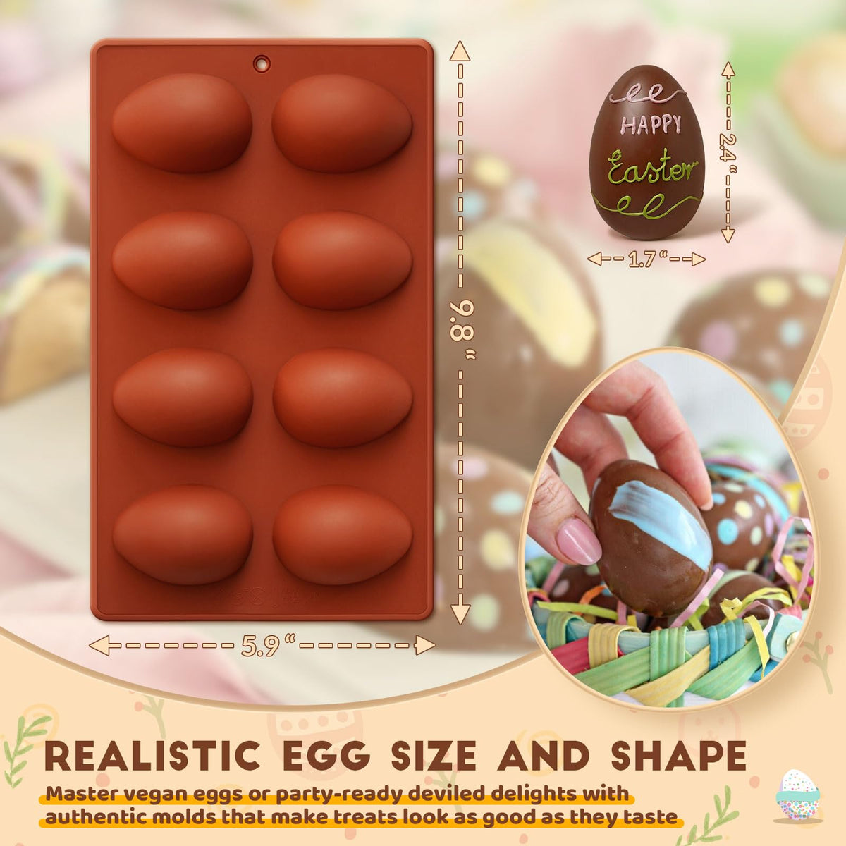 HKNMTT heat-resistant egg molds endure oven-to-freezer use