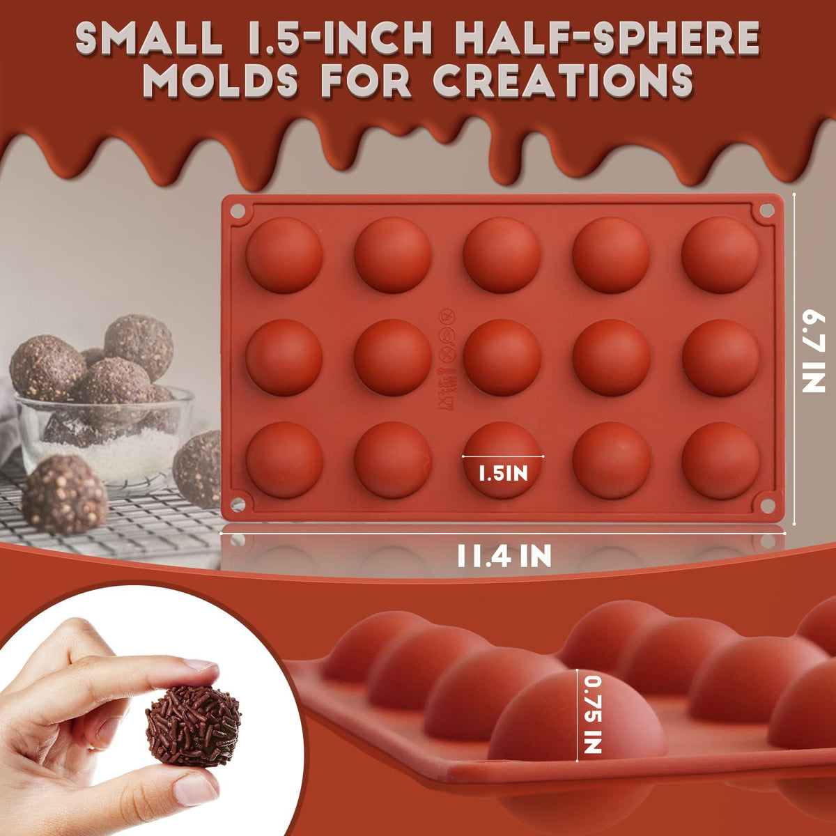 HKNMTT oven-safe and freezer-ready mold for cold and hot recipes