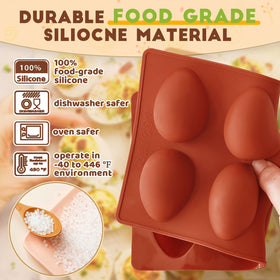 HKNMTT silicone candy mold for oval shapes and gummies