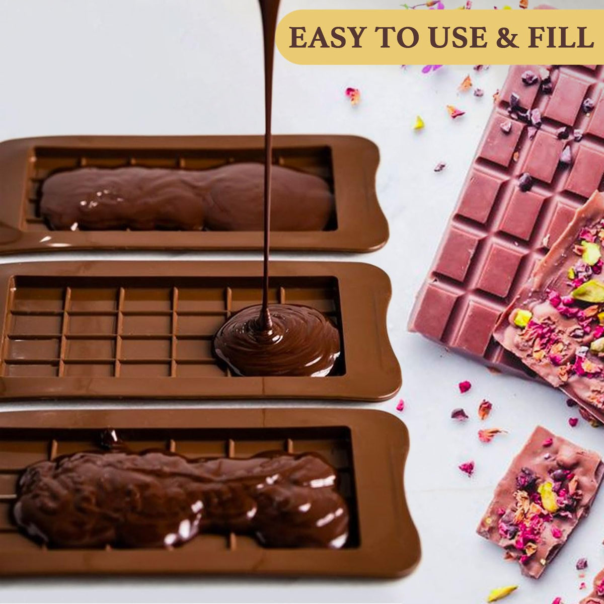 HKNMTT versatile mold for protein bars and snacks