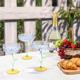 HKSZEH 7oz capacity cocktail glass ideal for martinis and mixed drinks