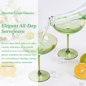 Espresso martini lovers can enjoy stylish 9 oz plastic cups.