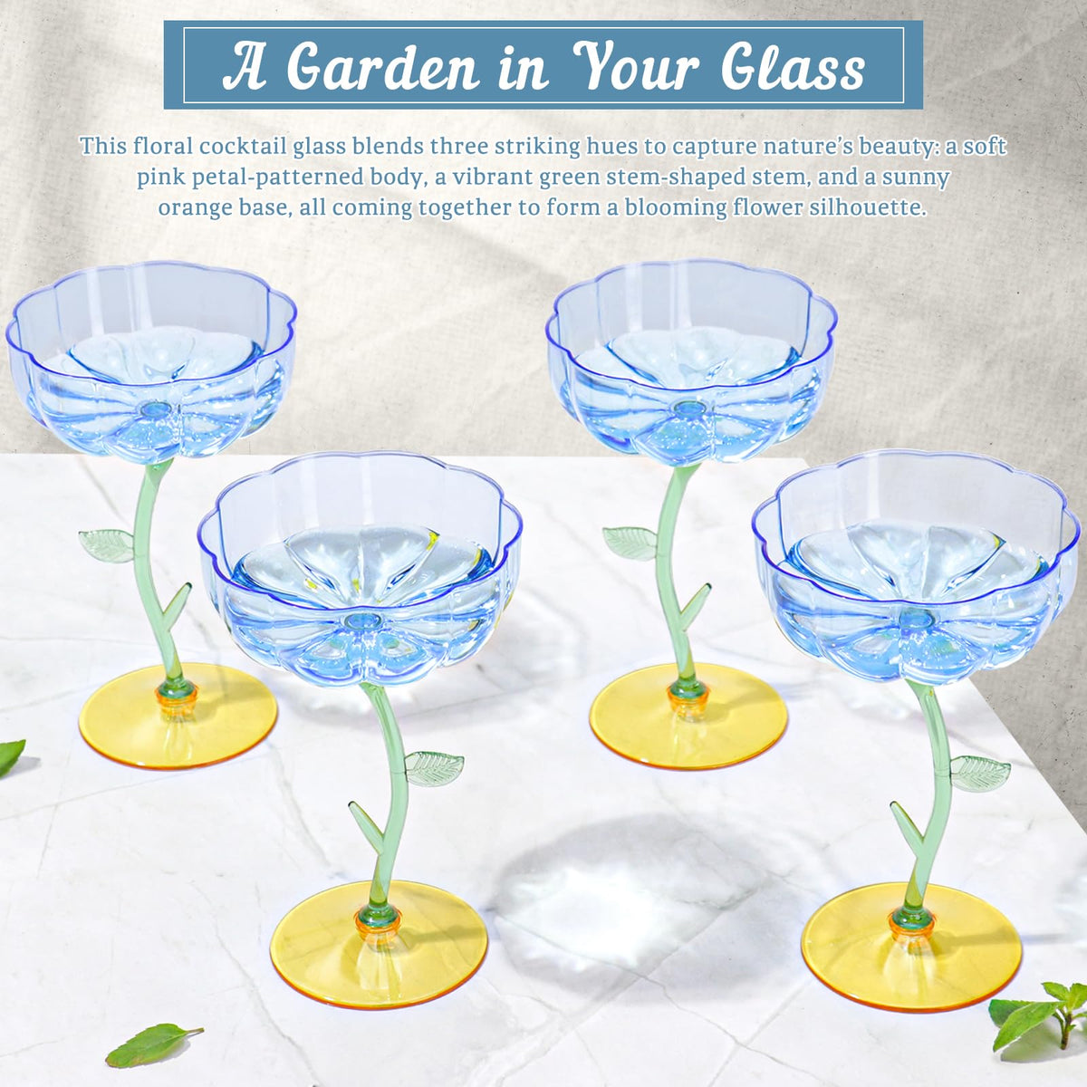 HKSZEH wide rim enhances aroma for champagne and cocktails