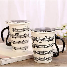 HLJgift ceramic mug, handmade finish, sturdy design for daily coffee or tea
