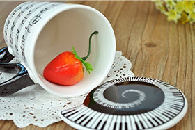 HLJgift 300ml mug, dishwasher and microwave safe for easy cleaning