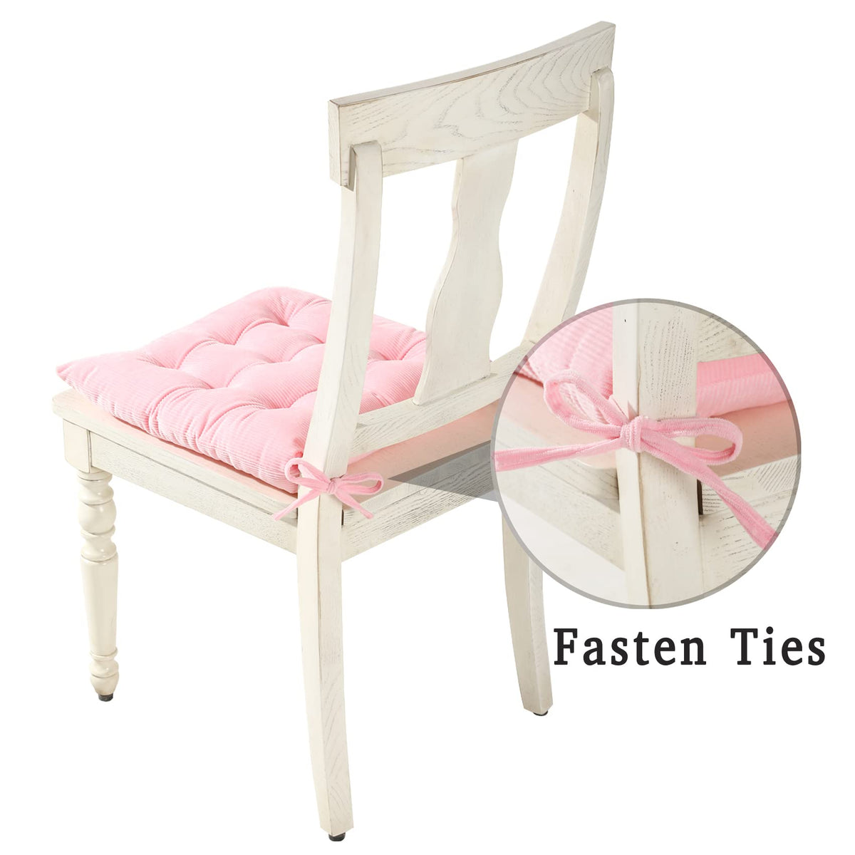 HLOVME pink cushion demonstrates 7 cm thickness for added warmth.