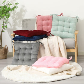 HLOVME pink cushion care tips: machine wash for easy maintenance.