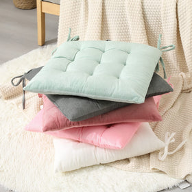 HLOVME pink cushion in office setting offers gentle support.