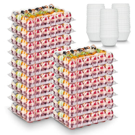 Hlukana 24-compartment mini cupcake container ready for event display