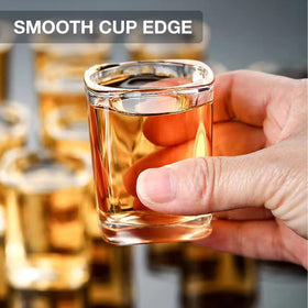 Hlukana clear shot glasses highlighting spirits with a crisp look.