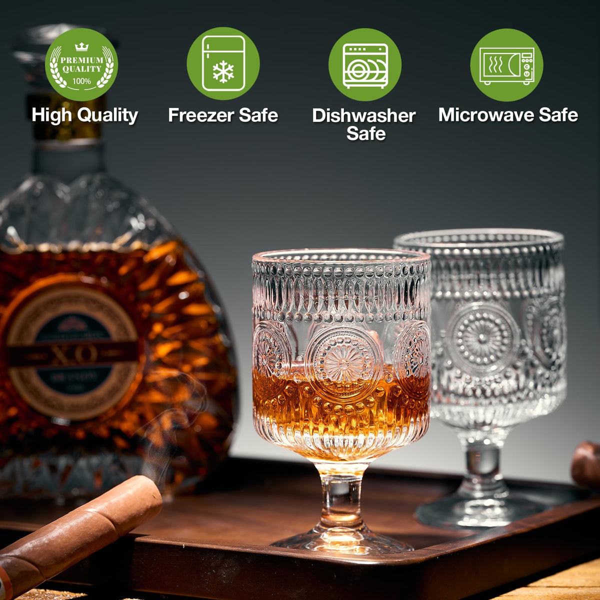 Hlukana lead-free glass ensures durable daily use.