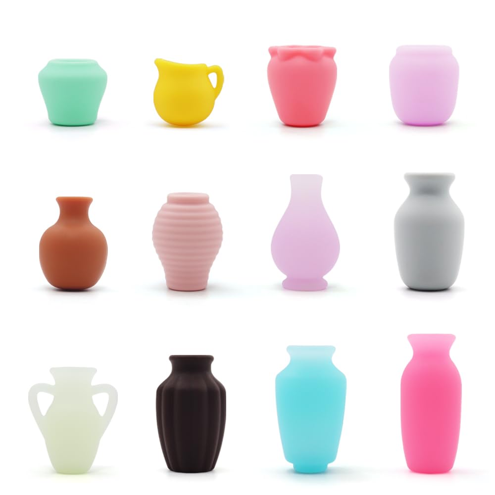 HMAXING strong fridge magnet holds papers securely while showcasing a tiny vase.